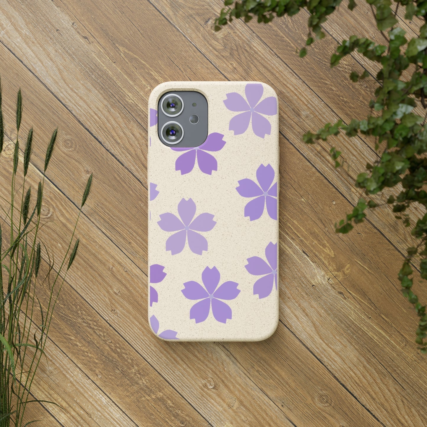 Eco friendly Purple Lavender Floral Design Phone case