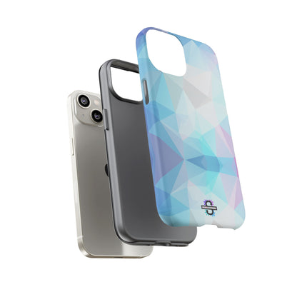 Geometric Blue Phone Cover
