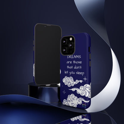Limited Edition | Royal Blue Phone Case with Motivational Quote – Cloud Design Slim Protective Cover with Dual Layer Protection | Success Subliminals | Motivational Quote