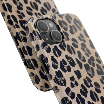 Black and Brown Mobile Cover, Leopard Print, Stylish Mobile Case, Accessories