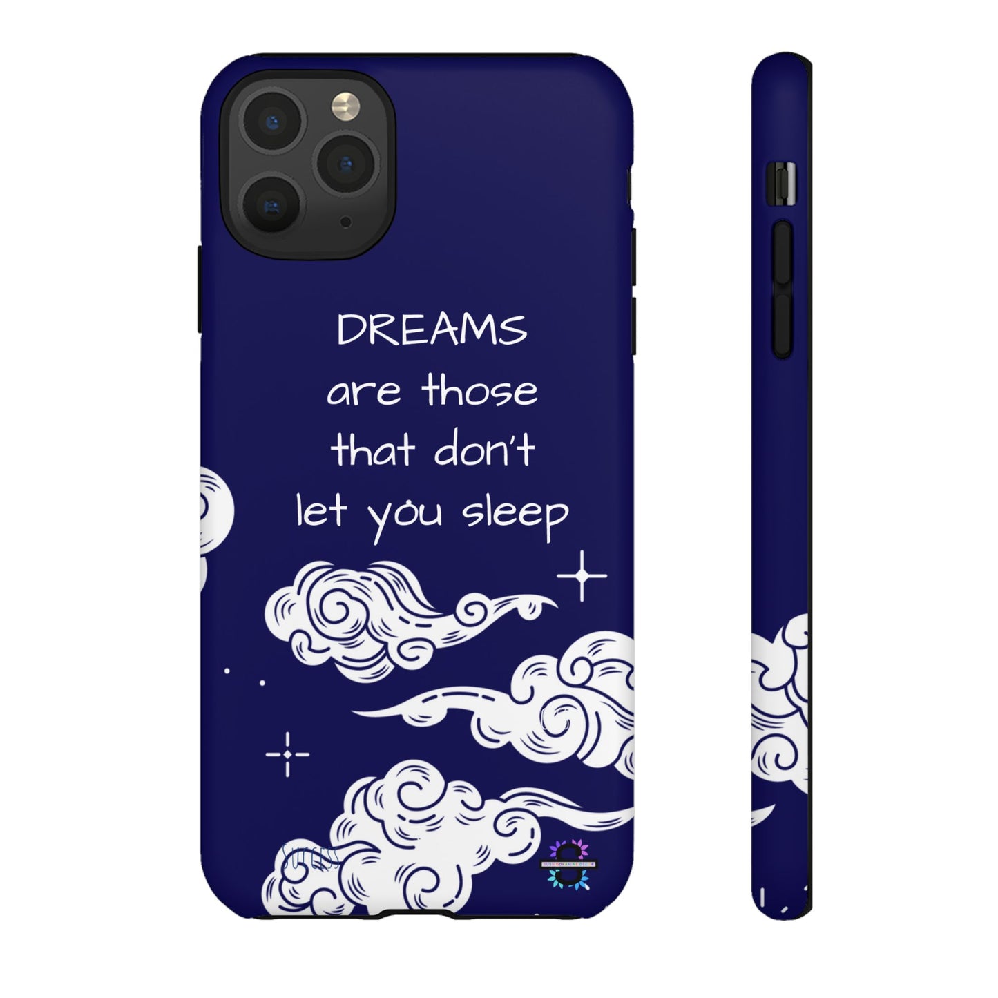 Limited Edition | Royal Blue Phone Case with Motivational Quote – Cloud Design Slim Protective Cover with Dual Layer Protection | Success Subliminals | Motivational Quote