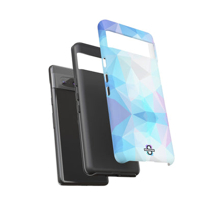 Geometric Blue Phone Cover