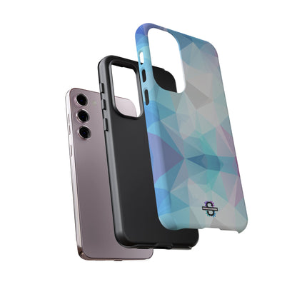Geometric Blue Phone Cover