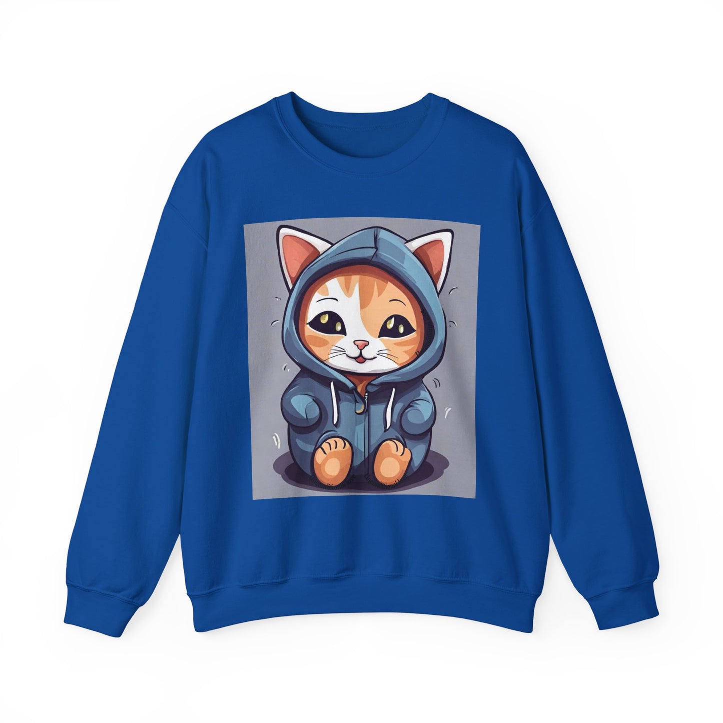 🐾 Cute Cat Hoodie Crewneck Sweatshirt | Unconditional Love Subliminals | Manifestation Apparel