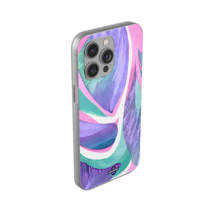 Subliminals for Prosperity | Purple Blue Green Pattern Phone cover | World's first Subliminals Brand | Sush Dopamine Decor