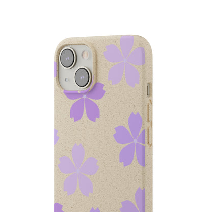 Eco friendly Purple Lavender Floral Design Phone case