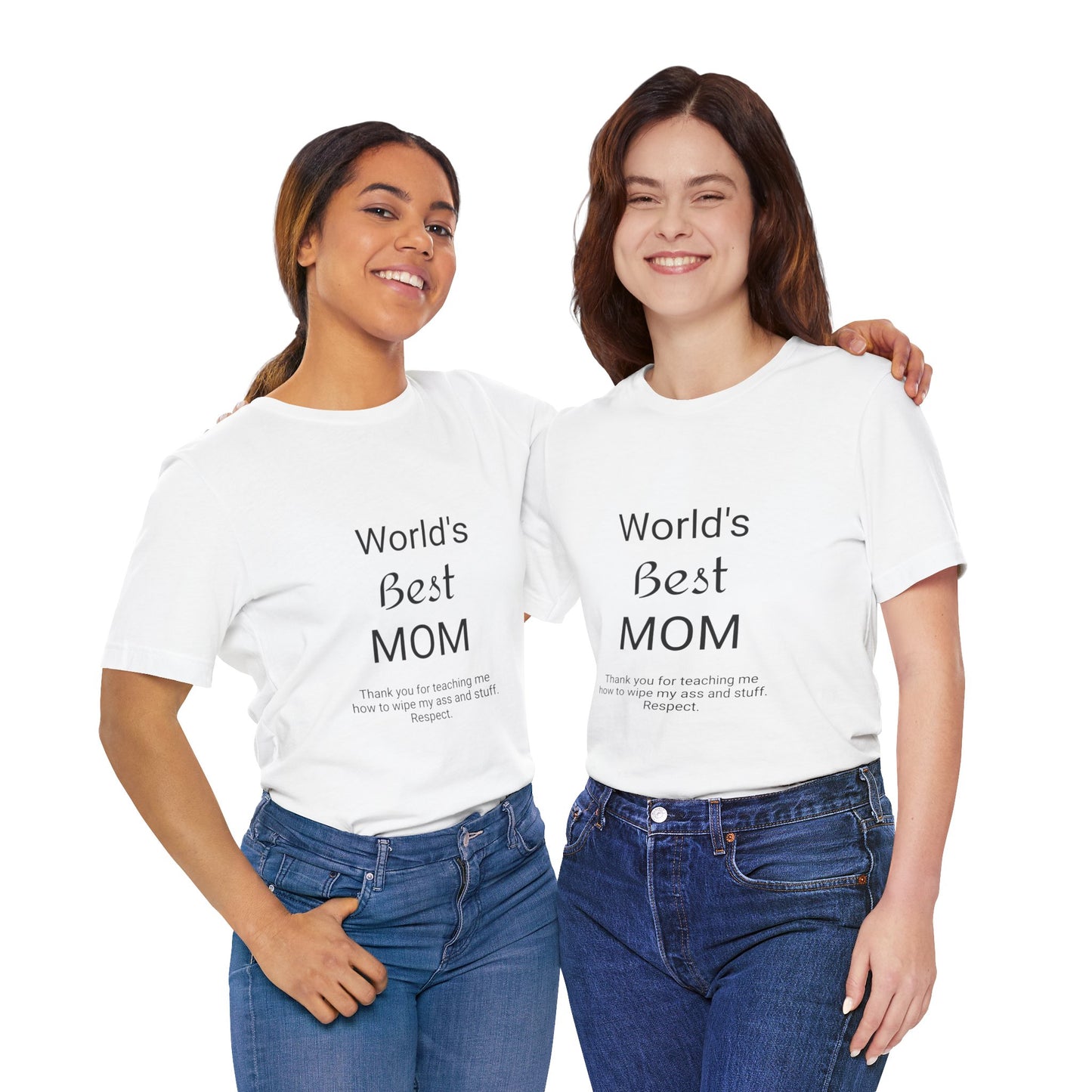 Unisex Jersey Short Sleeve "World's Best Mom" T-shirts | Tee