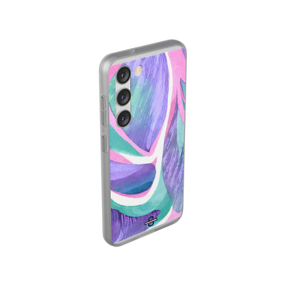 Subliminals for Prosperity | Purple Blue Green Pattern Phone cover | World's first Subliminals Brand | Sush Dopamine Decor