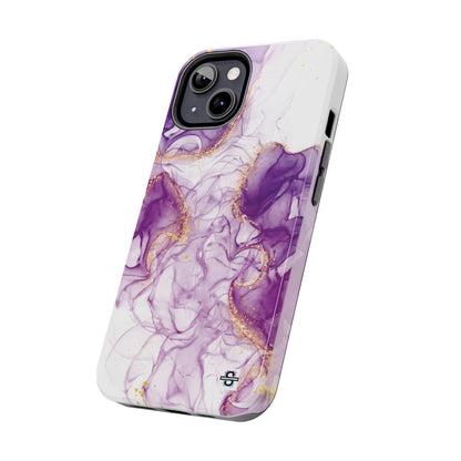 Purple White gold marble Tough Phone Case | Mobile cover