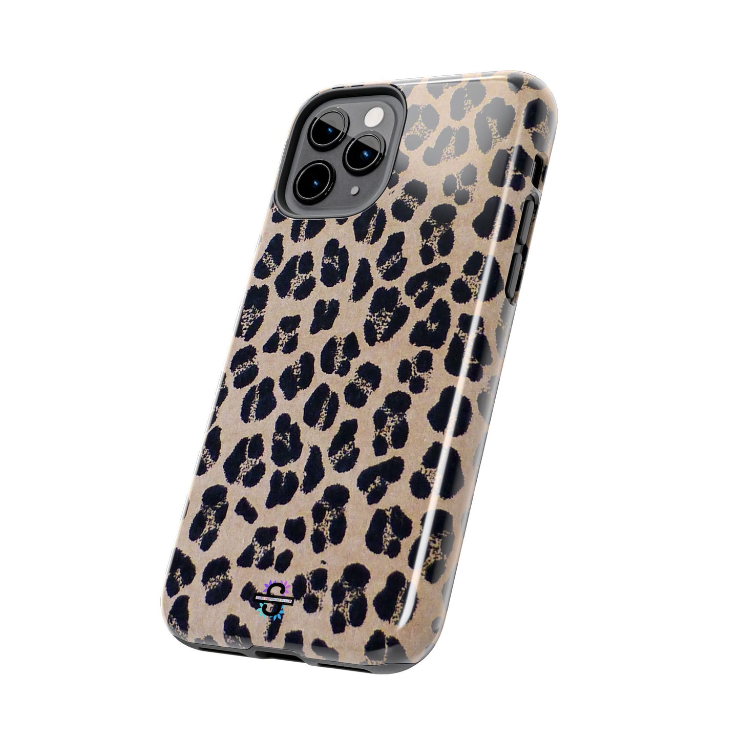Black and Brown Mobile Cover, Leopard Print, Stylish Mobile Case, Accessories