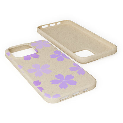 Eco friendly Purple Lavender Floral Design Phone case