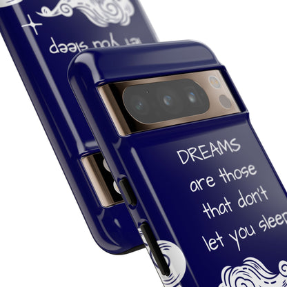 Limited Edition | Royal Blue Phone Case with Motivational Quote – Cloud Design Slim Protective Cover with Dual Layer Protection | Success Subliminals | Motivational Quote