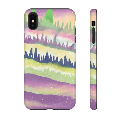 Limited Edition | Subliminals for good grades | Beautiful Abstract Landscape Phone Case – Nature Design Mobile Cover with Dual Protection
