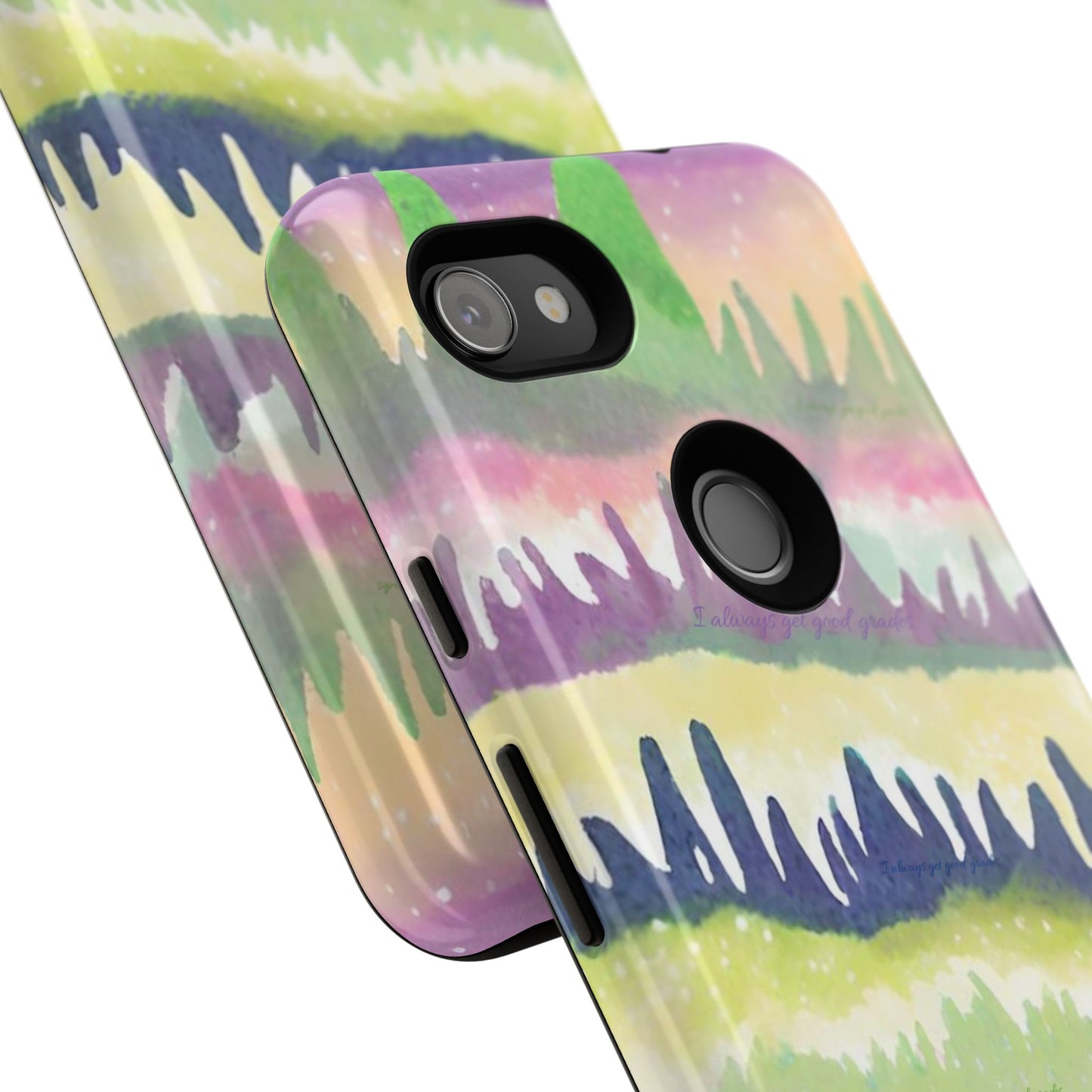 Limited Edition | Subliminals for good grades | Beautiful Abstract Landscape Phone Case – Nature Design Mobile Cover with Dual Protection