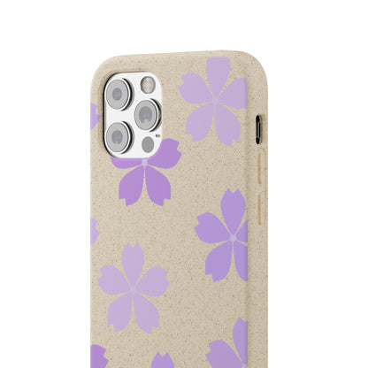 Eco friendly Purple Lavender Floral Design Phone case