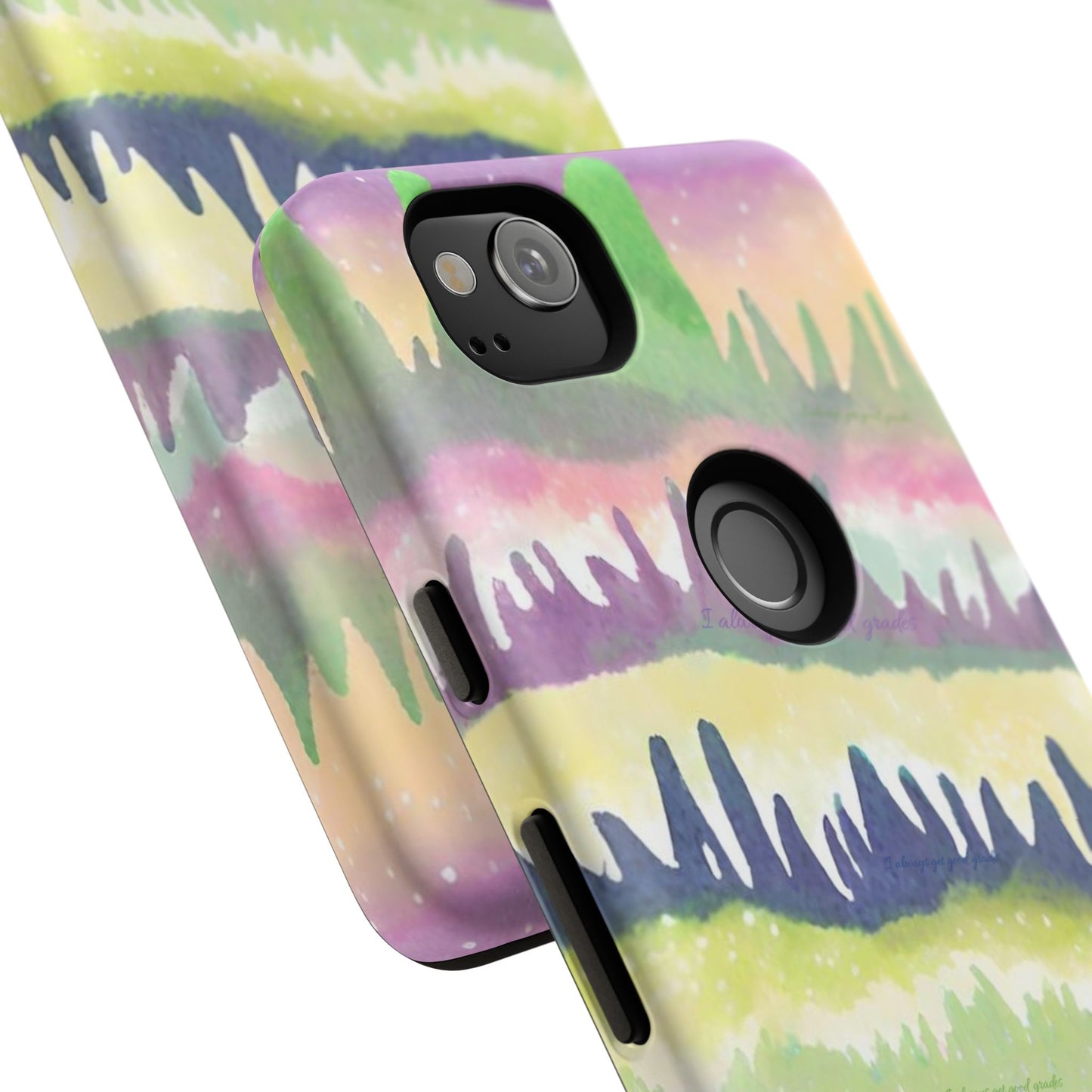 Limited Edition | Subliminals for good grades | Beautiful Abstract Landscape Phone Case – Nature Design Mobile Cover with Dual Protection