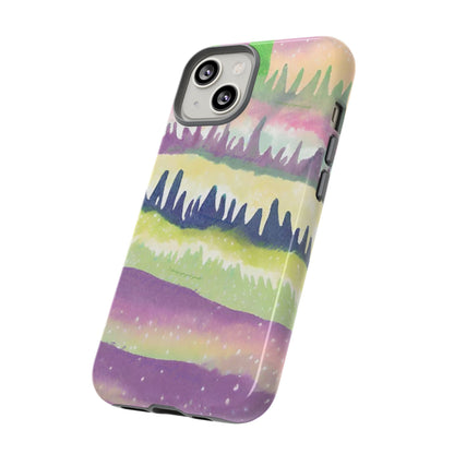 Limited Edition | Subliminals for good grades | Beautiful Abstract Landscape Phone Case – Nature Design Mobile Cover with Dual Protection