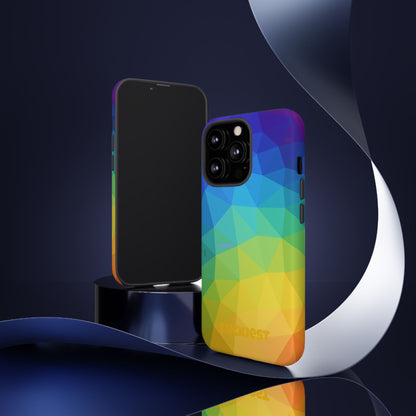 Chromatic Geometric Phone Cover | Mobile Cover  | Luckiest person alive subliminal