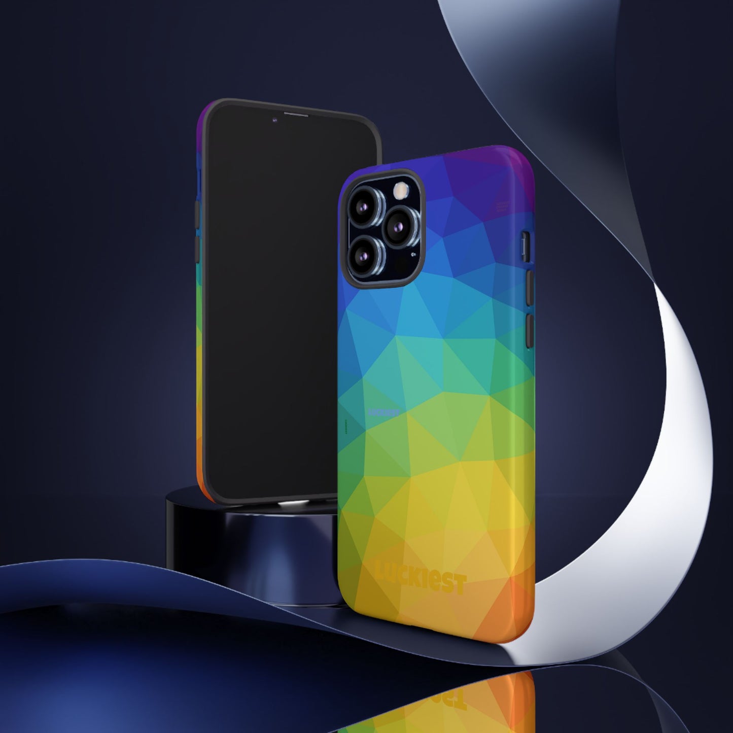 Chromatic Geometric Phone Cover | Mobile Cover  | Luckiest person alive subliminal