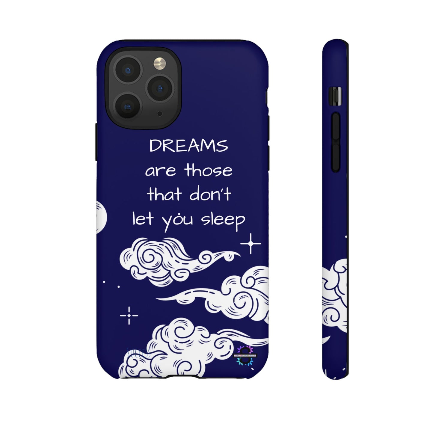 Limited Edition | Royal Blue Phone Case with Motivational Quote – Cloud Design Slim Protective Cover with Dual Layer Protection | Success Subliminals | Motivational Quote