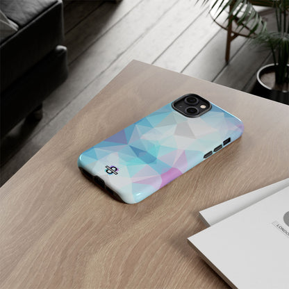 Geometric Blue Phone Cover