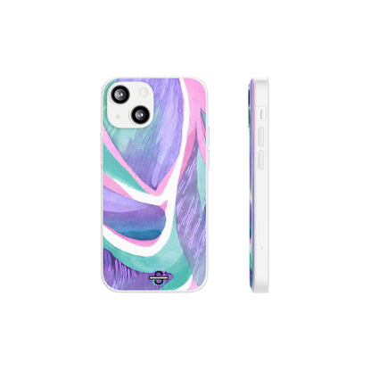 Subliminals for Prosperity | Purple Blue Green Pattern Phone cover | World's first Subliminals Brand | Sush Dopamine Decor