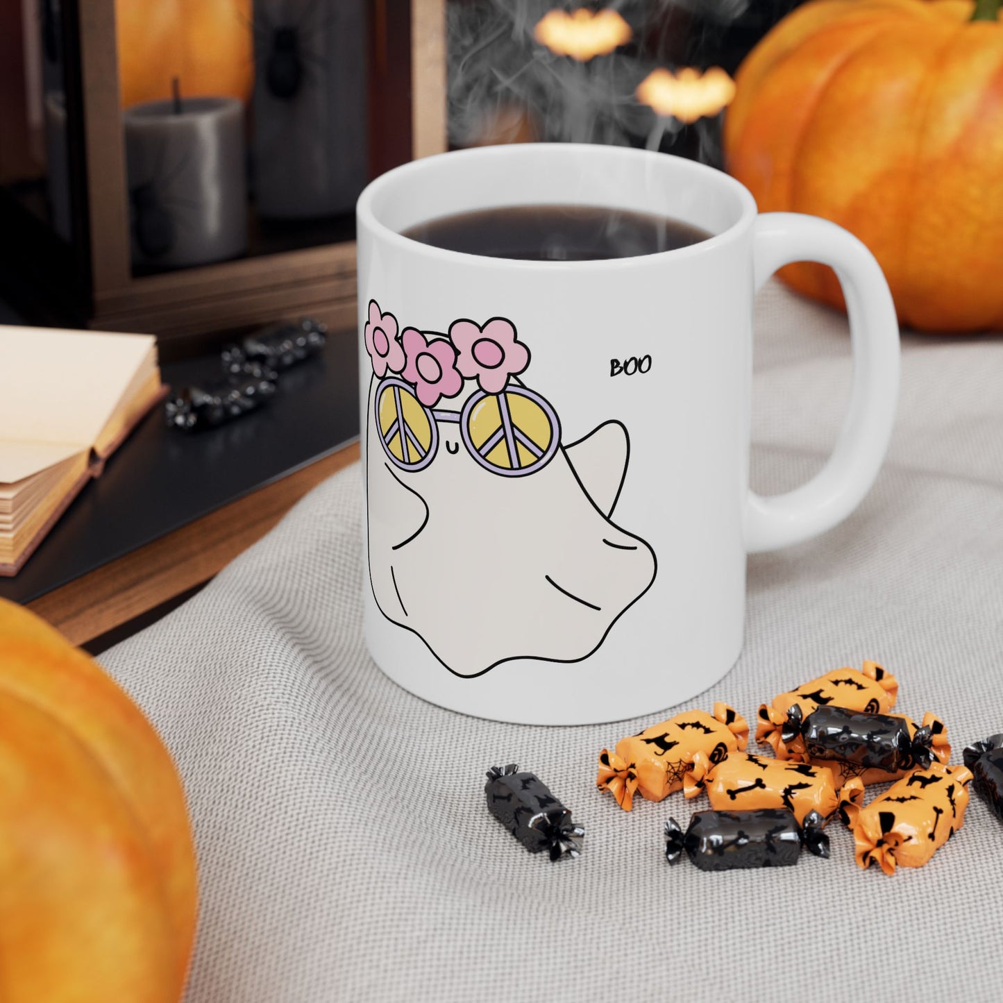 Adorable Ghost Halloween Mug