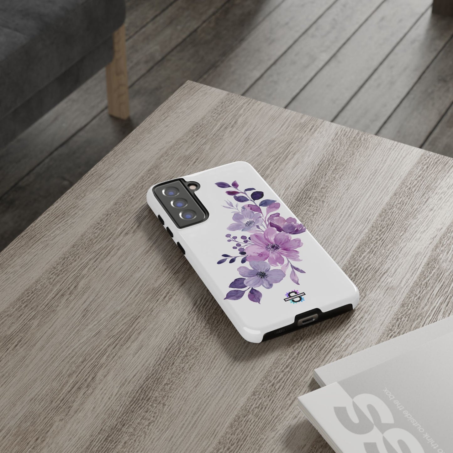 Limited Edition Floral Purple Phone Case | Prosperity Subliminals | Protective Hard Cover | Exclusive Collector's item
