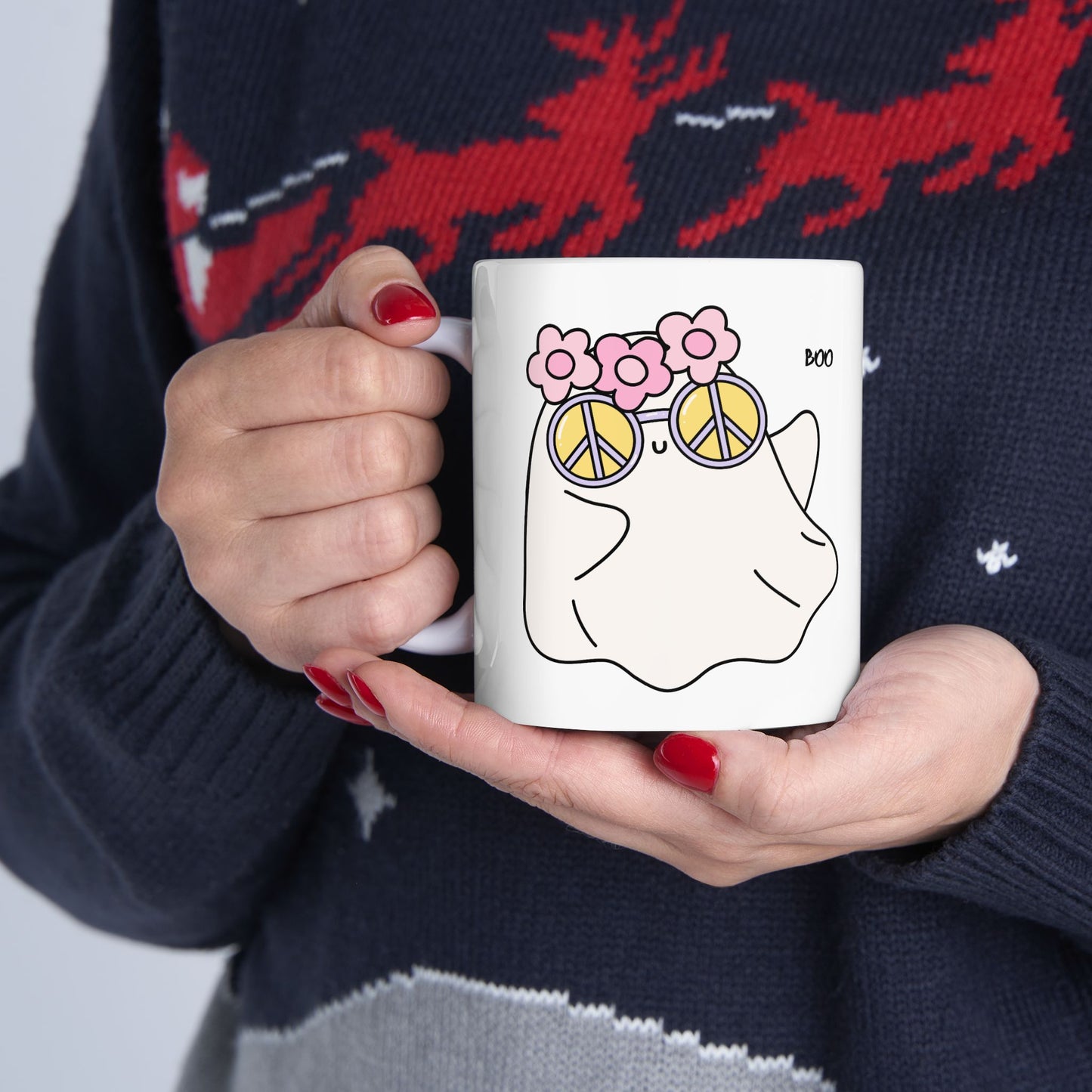 Adorable Ghost Halloween Mug