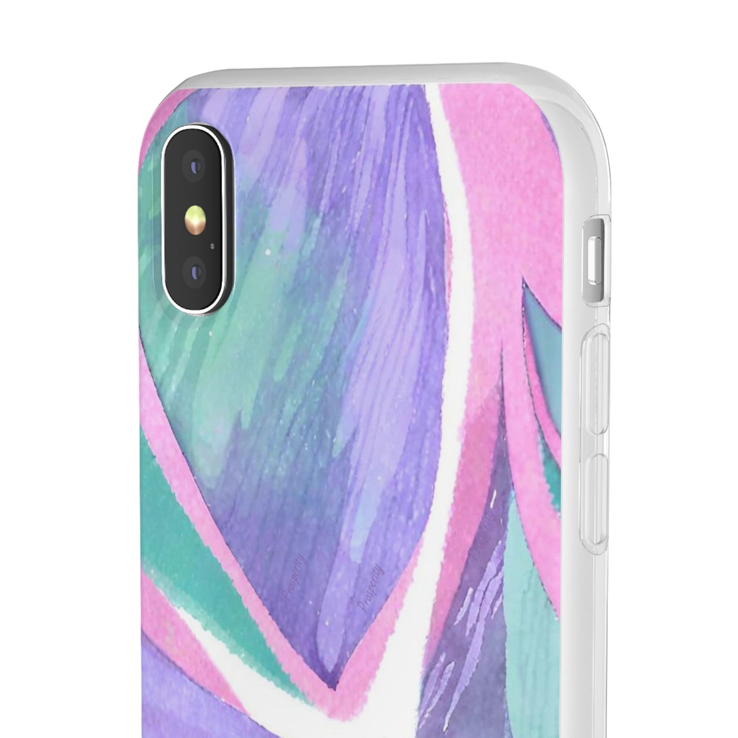Subliminals for Prosperity | Purple Blue Green Pattern Phone cover | World's first Subliminals Brand | Sush Dopamine Decor