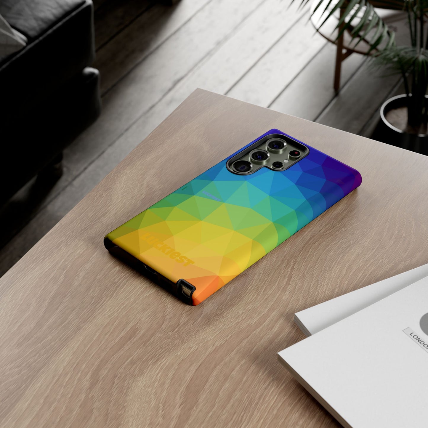 Chromatic Geometric Phone Cover | Mobile Cover  | Luckiest person alive subliminal