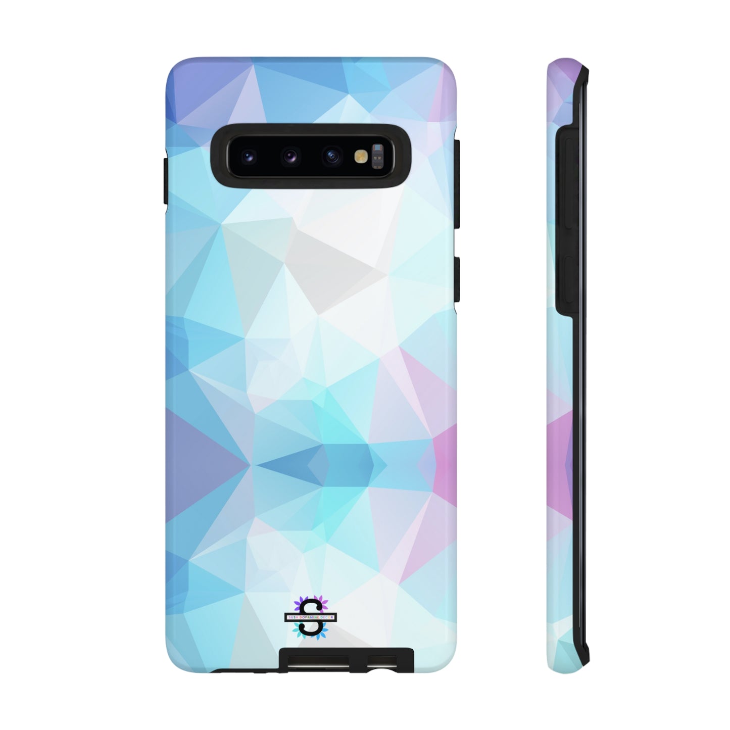 Geometric Blue Phone Cover