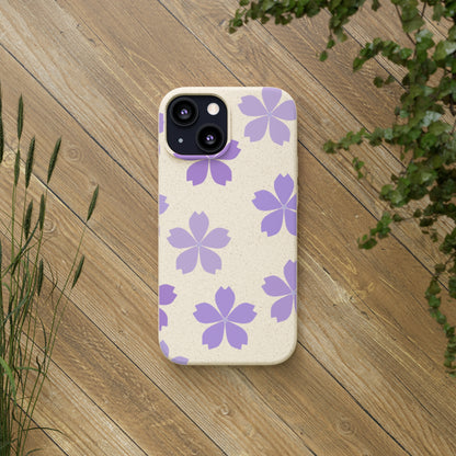 Eco friendly Purple Lavender Floral Design Phone case