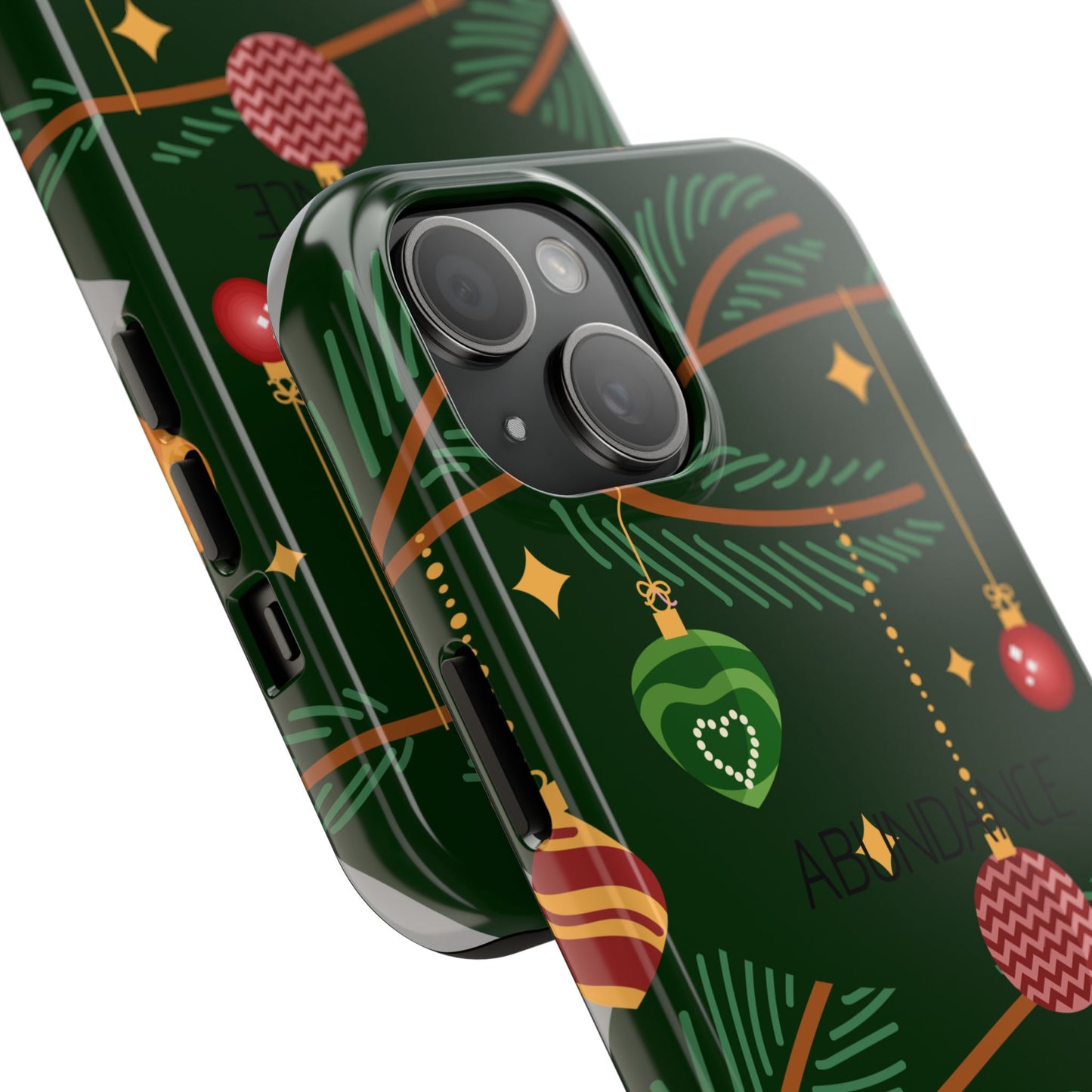 Cute Christmas print Mobile cover | Subliminal messaging to attract abundance| Manifest Abundance