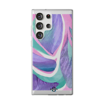 Subliminals for Prosperity | Purple Blue Green Pattern Phone cover | World's first Subliminals Brand | Sush Dopamine Decor