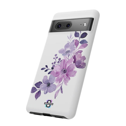 Limited Edition Floral Purple Phone Case | Prosperity Subliminals | Protective Hard Cover | Exclusive Collector's item