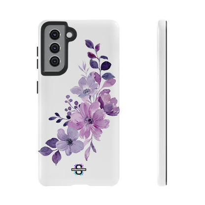 Limited Edition Floral Purple Phone Case | Prosperity Subliminals | Protective Hard Cover | Exclusive Collector's item