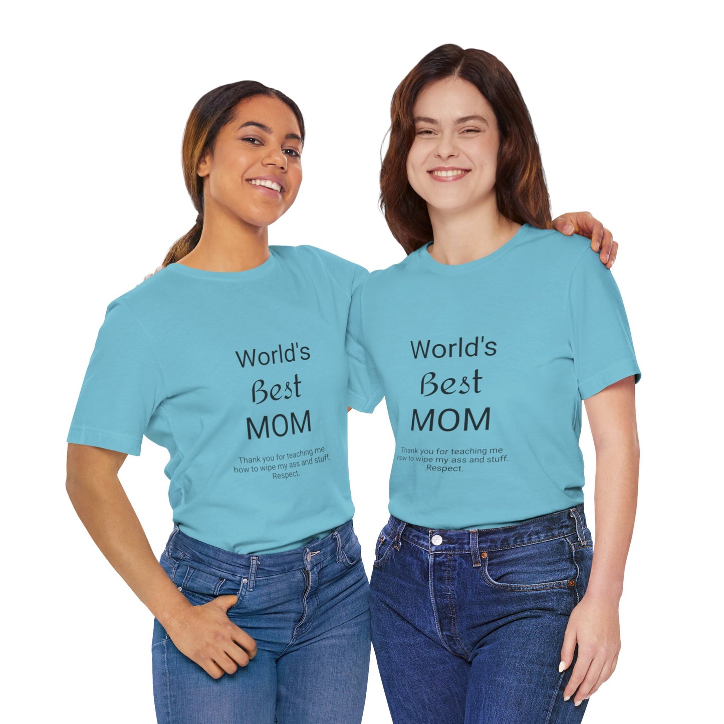 Unisex Jersey Short Sleeve "World's Best Mom" T-shirts | Tee