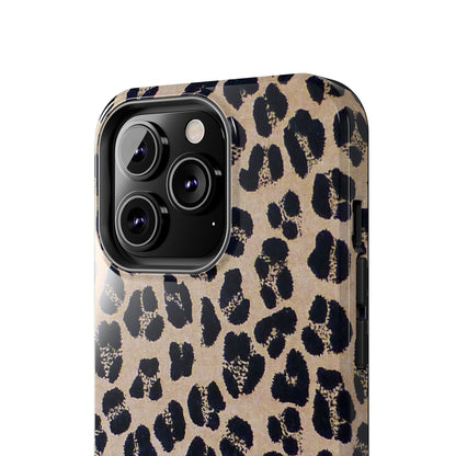 Black and Brown Mobile Cover, Leopard Print, Stylish Mobile Case, Accessories