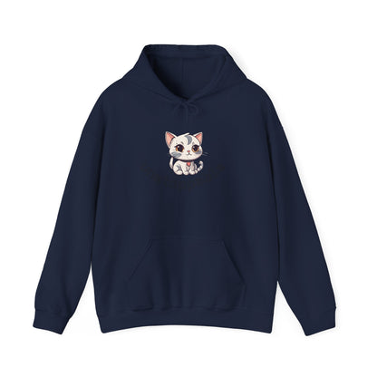 Unisex Heavy Blend™ Hooded Sweatshirt – Cute Cat Hoodie | Unstoppable | Powerful Subliminal | Cat Energy | Success Subliminal