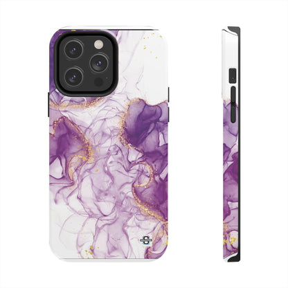 Purple White gold marble Tough Phone Case | Mobile cover