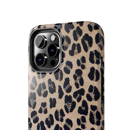 Black and Brown Mobile Cover, Leopard Print, Stylish Mobile Case, Accessories