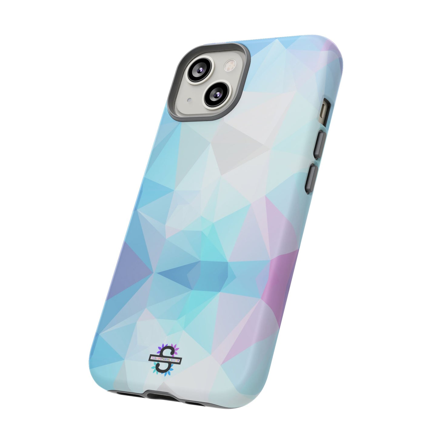 Geometric Blue Phone Cover