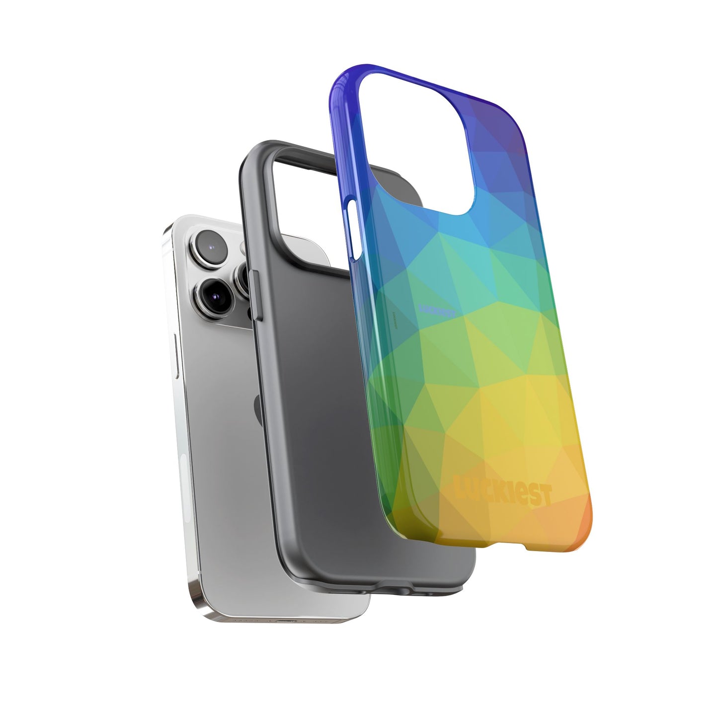 Chromatic Geometric Phone Cover | Mobile Cover  | Luckiest person alive subliminal