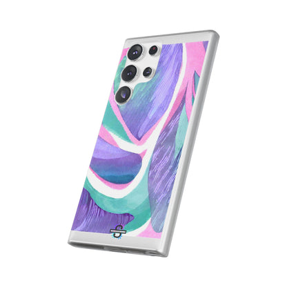 Subliminals for Prosperity | Purple Blue Green Pattern Phone cover | World's first Subliminals Brand | Sush Dopamine Decor