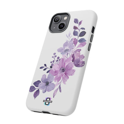 Limited Edition Floral Purple Phone Case | Prosperity Subliminals | Protective Hard Cover | Exclusive Collector's item