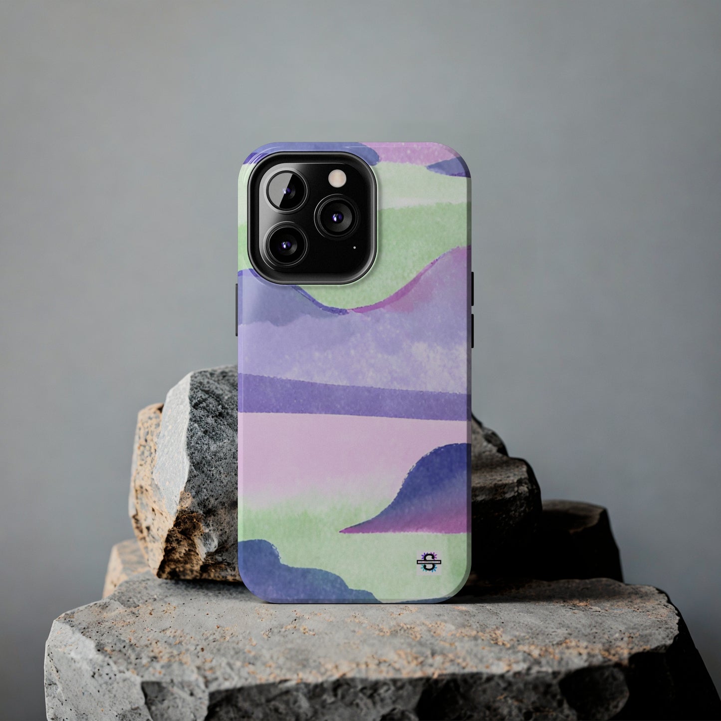 Vibrant Defenders: Amazing Pink Green Purple Blue Tough Phone Case | Mobile coversSush Dopamine Decor