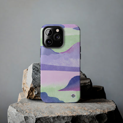 Vibrant Defenders: Amazing Pink Green Purple Blue Tough Phone Case | Mobile coversSush Dopamine Decor