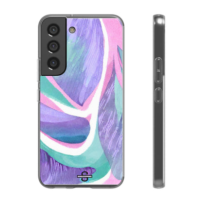 Subliminals for Prosperity | Purple Blue Green Pattern Phone cover | World's first Subliminals Brand | Sush Dopamine Decor