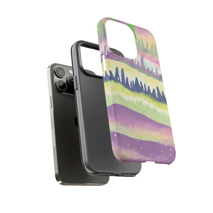 Limited Edition | Subliminals for good grades | Beautiful Abstract Landscape Phone Case – Nature Design Mobile Cover with Dual Protection